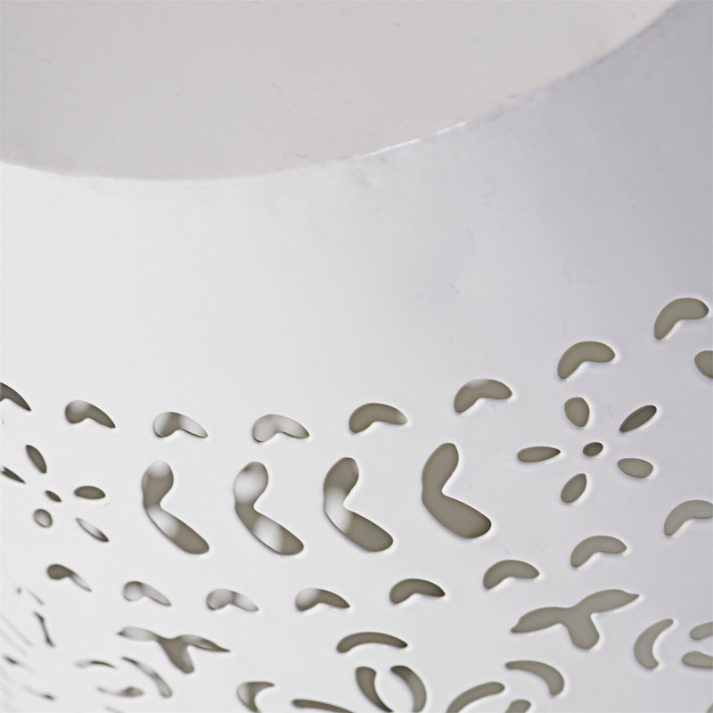 Outdoor Side Table, White