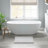 1 PCS 100% Cotton Tufted 3000 GSM Reversible Bath Rug Grey-2067799511