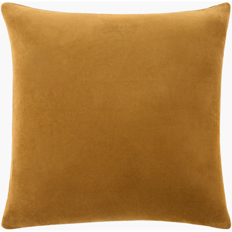 Elton Accent Pillow, Brown, Square 18", Polyester