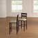 Thurman Upholstered Counter Stool with Metal Frame
