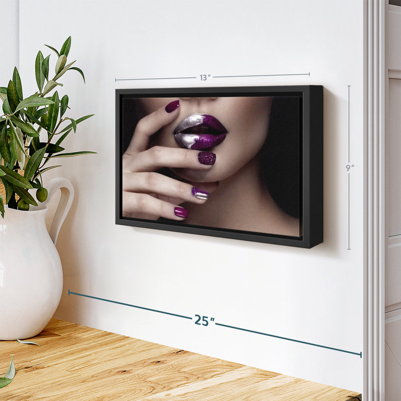 «High Fashion Nails Wall Art», H 9 po x l 13 po