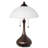 21" High Metro Frosty Glass Table Lamp