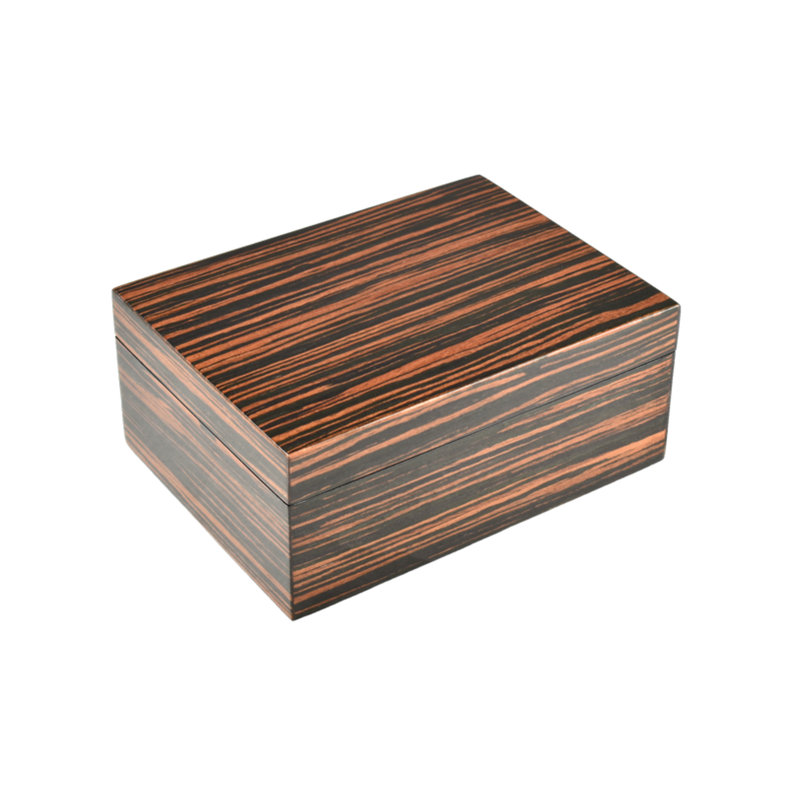 Handmade Wooden Decorative Box, 3.5" H x 8" W x 6" D