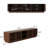 Media Console With Vented Doors & Open Shelves