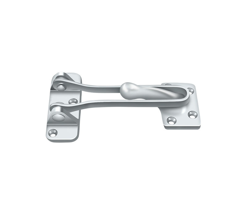Deltana DG425U26 4" Door Guard in Polished Chrome, Polished Chrome