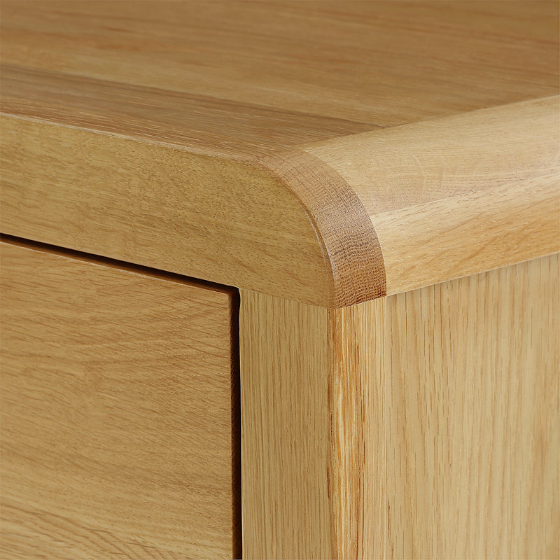 Bruner Solid Wood 85cm W 3 - Drawer Chest of Drawers
