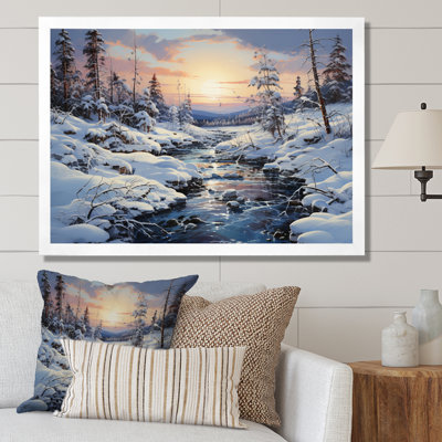 " Winter Country Charm Landscape III "