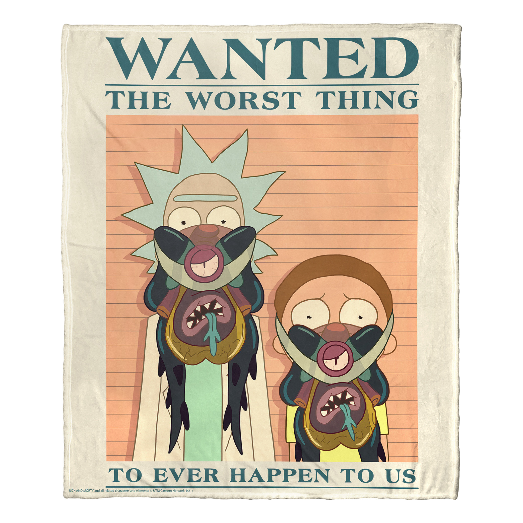 Rick and discount morty throw blanket