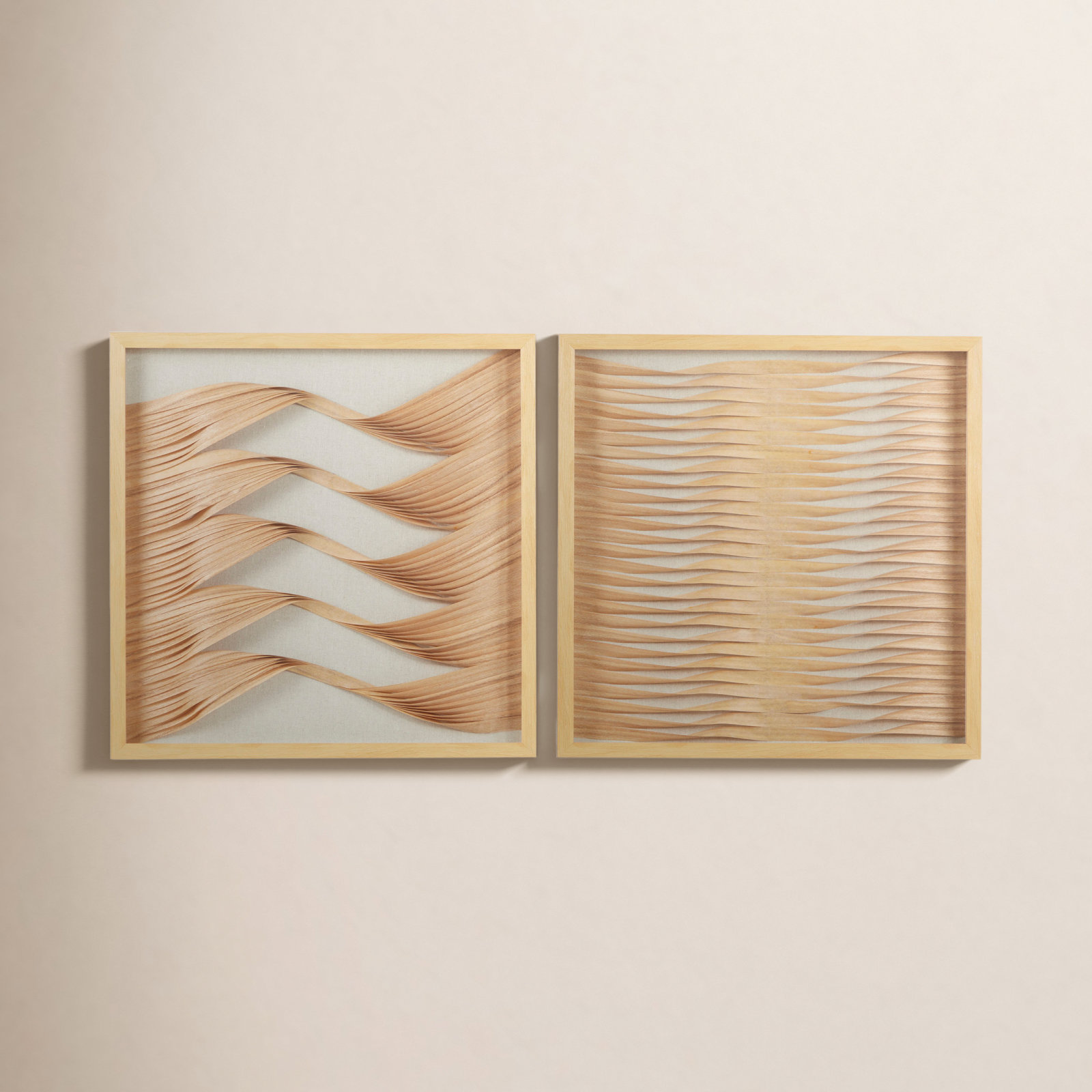 Shadow Box Using Ribbon Joss & Main 2 Piece Framed Wood Ribbon Shadow Boxes Wall Décor Set ...
