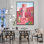 «Kashbah» par Petra Lizde, belle œuvre d'art d'inspiration arabe, idée de décoration de bâtiment arabe rose, affiche des Terres magiques