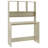 Charlsea Desk Computer Desk Home Office Desk with Bookshelves Engineered Wood-53370738
