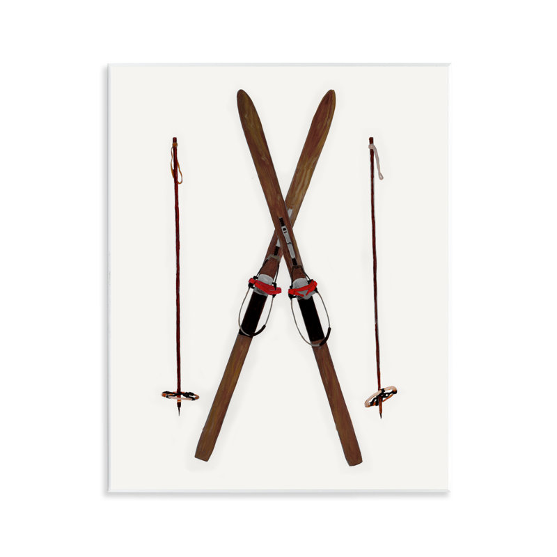 «Minimal Winter Skis» par Charity Henderson