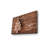 Elegant Decorative Canvas Wall Clock, 17.7 x 27.6 inches | 100% Suede Canvas with 100% Wooden Frame (Thickness: 1.2 inches) | Perfect for Living Room, Office & Bedroom Decor, Stylish and Functional Timepiece