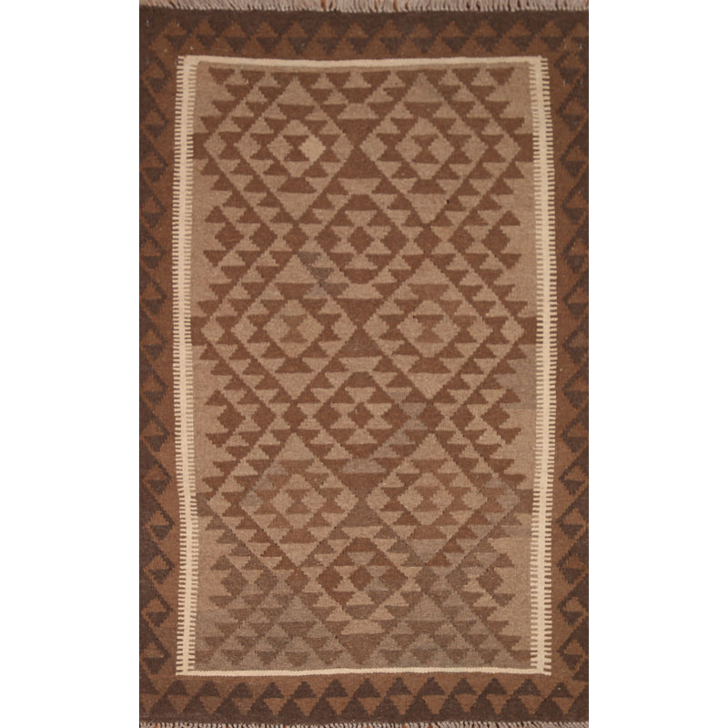 Geometric Kilim Oriental Area Rug 3x5