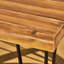 Rectangular Dining Table - 72" Wood, Rustic Metal Legs, Easy To Maintain, For Indoor & Outdoor Use Industrial Mid-century Wood With Finish, Weather , Various Settings