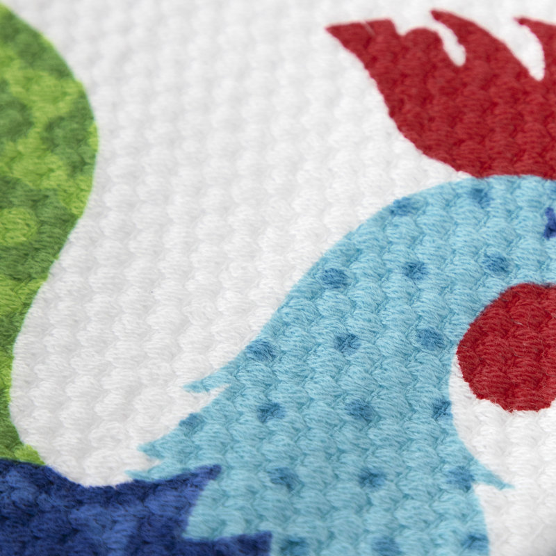 T-fal Dual Kitchen Dish Towel, Rooster