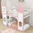 Amidon Twin Over Twin Castle Bunk Bed-1791335178
