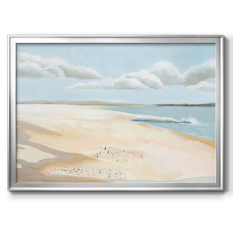 " Sandy Getaway II ", Silver, 18" H x 26" W x 1.5" D