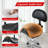 Ergonomic Saddle Stool with Back Support – Rolling – Adjustable Height & Angle