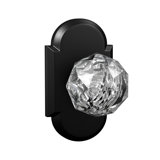 Bravura 926-G2 Crystal Passage Knob on  Arched  Rose in Oil Rubbed Bronze
