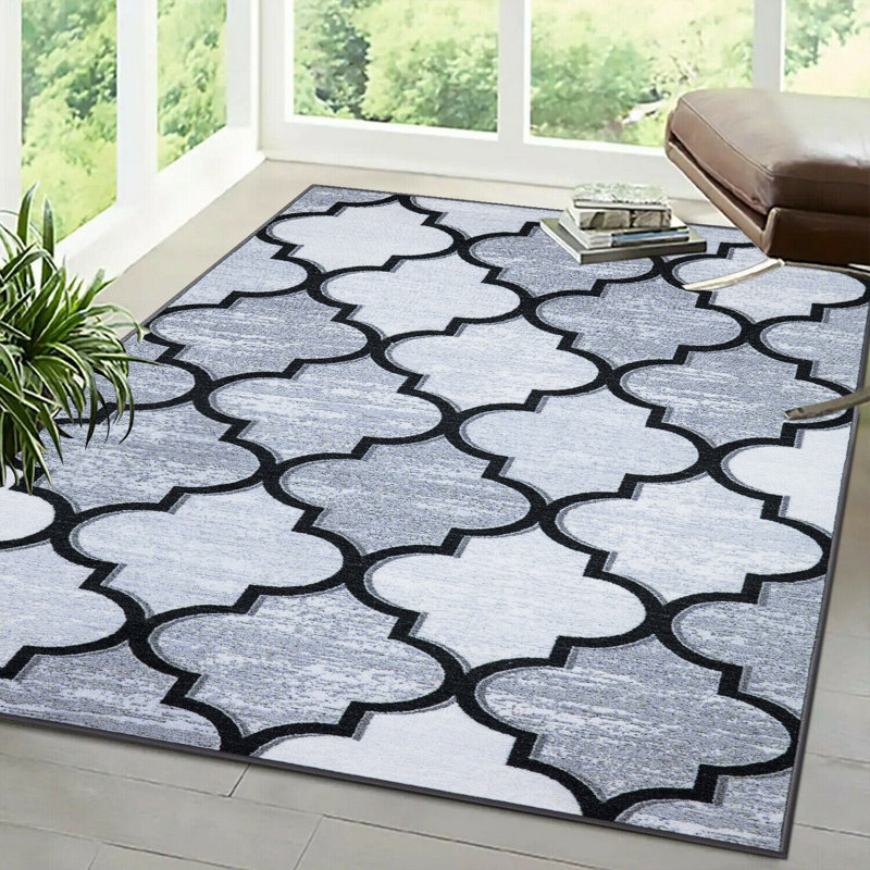 Jenera Geometric Indoor / Outdoor Area Rug, Rectangle 80 x 150cm