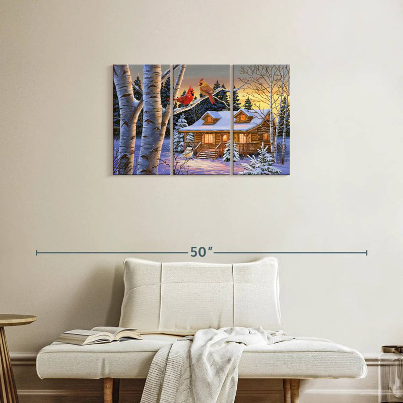 Lilie Rustic Retreat, 20" H x 33" W