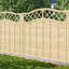 150cm H x 180cm W Spruce Wood Border Fencing