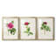 PrettyPinkBotanicalsI - Impression sur mesure encadrée de qualité supérieure - 3 pièces-276996937-276996939
