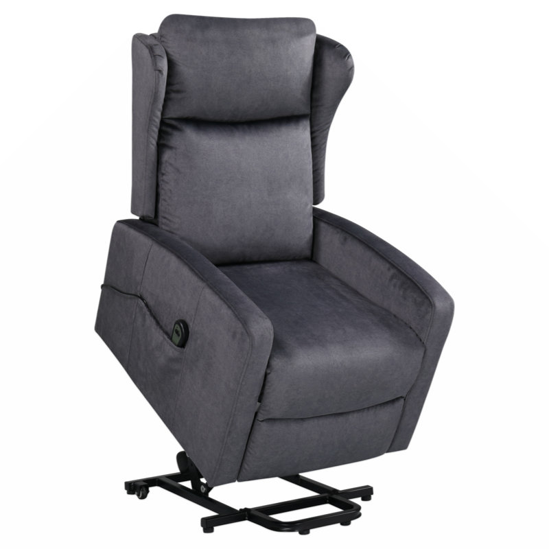Fauteuil large en velours 27,6 po Rajiya