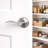 Stratford Door Lever Round Rosette-21609596