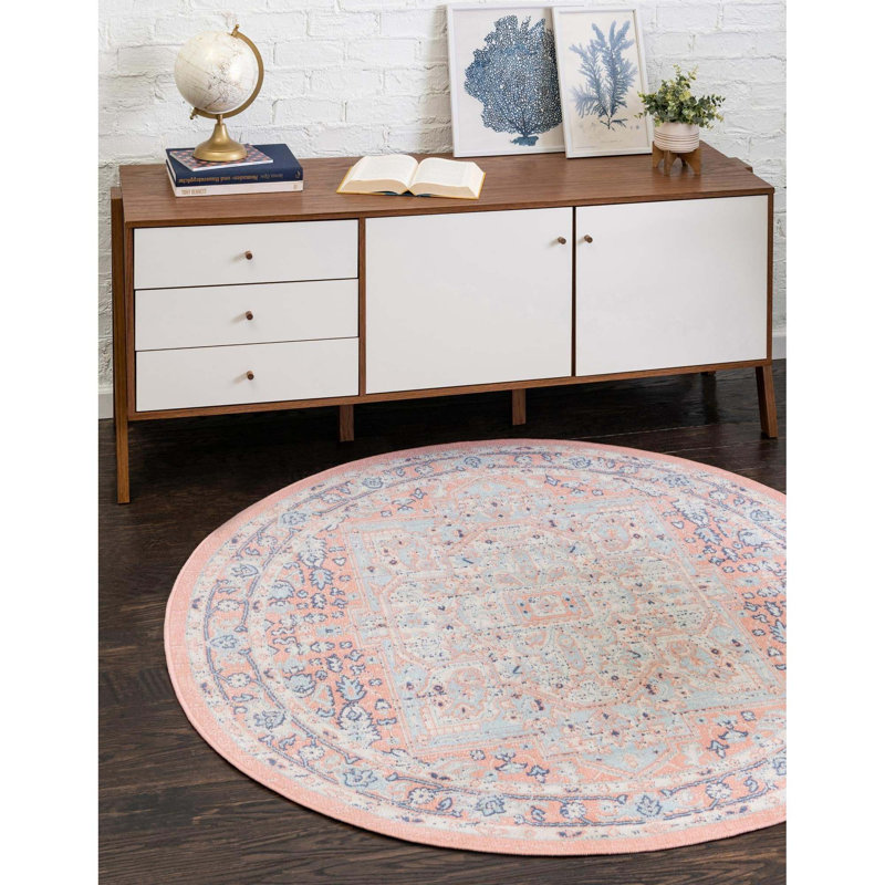 Leea Oriental Indoor Rug, Round 3'3"