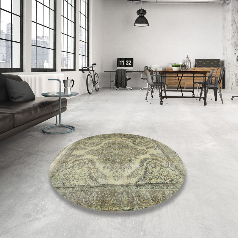 Archie Oriental Indoor Rug, Round 8'