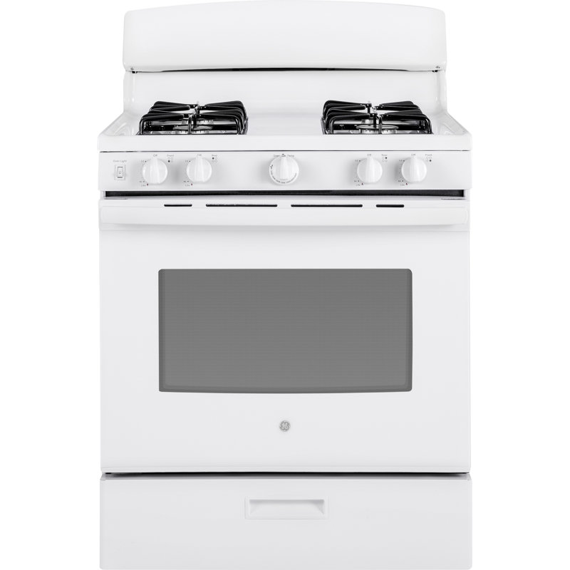 30" 4.8 cu. ft. Freestanding Gas Range, White