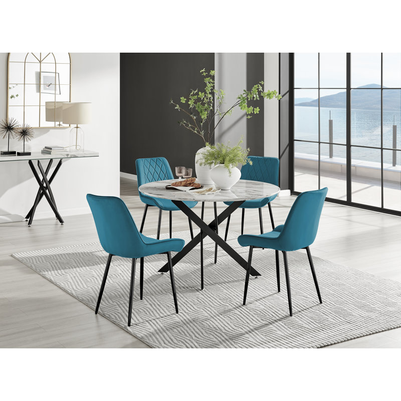 4 - Person Pedestal Dining Set
