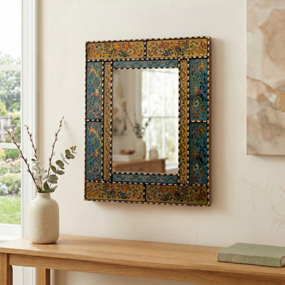 Erzsi Solid Wood Rectangle Mirror