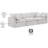 Itala 105'' Velvet Sofa-94482275