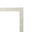 Miroir de commode Asmi, conception encadrée, bois gris chêne vieilli, moderne 37 x 39