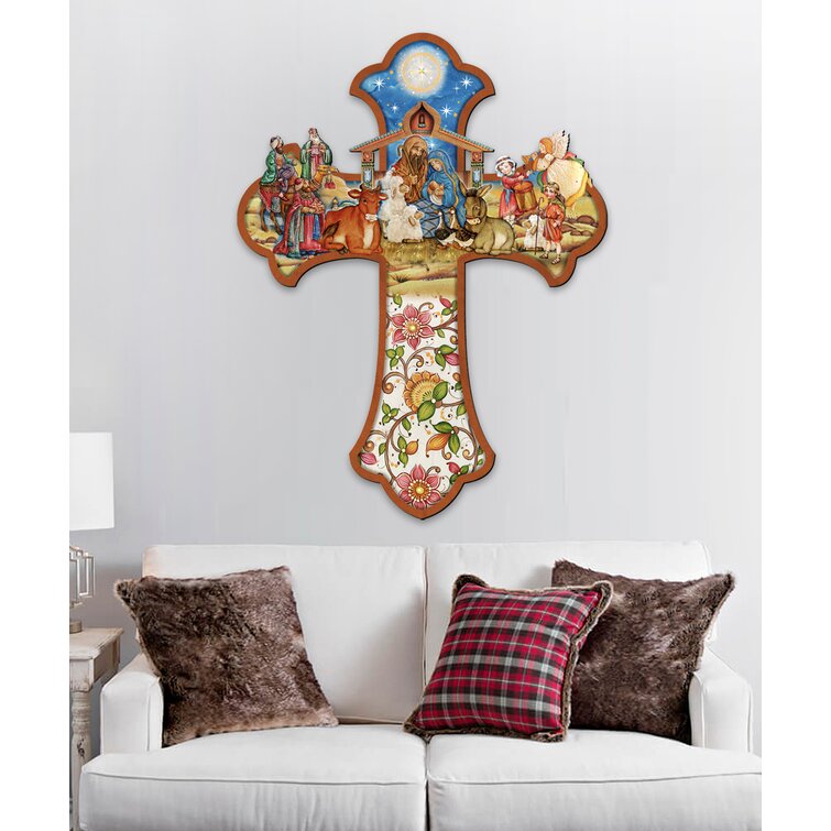 Twig Cross Wall Decor The Holiday Aisle