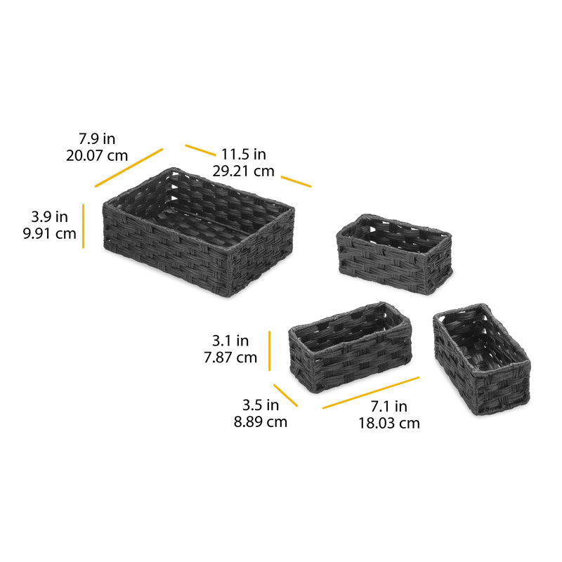 Dotted Line™ Acton Woven Basket Set