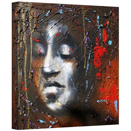 'Last Thoughts' by Susi Franco Painting Print on Wrapped Canvas