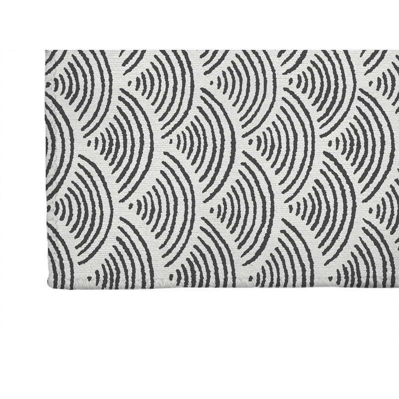 Tapis d'extérieur antidérapant Rolling Waves, Tapis de couloir 2 pi 6 po x 8 pi
