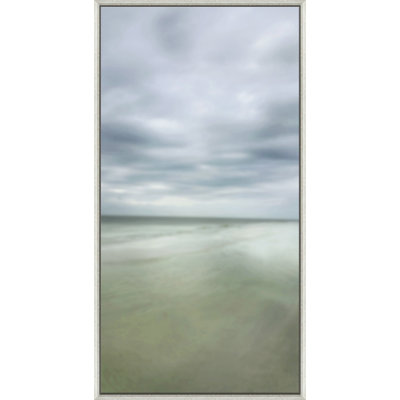 «Beach Blur» - Cadre flottant sur toile
