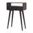Solid Wood Mini Curved Console Table-1779982799