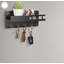 Porte-clés mural avec tablette, clé en bois et organisateur de courrier pour l'entrée, décoration rustique robuste-616439640