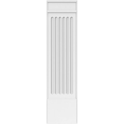 Pilastre cannelé en PVC (la paire)