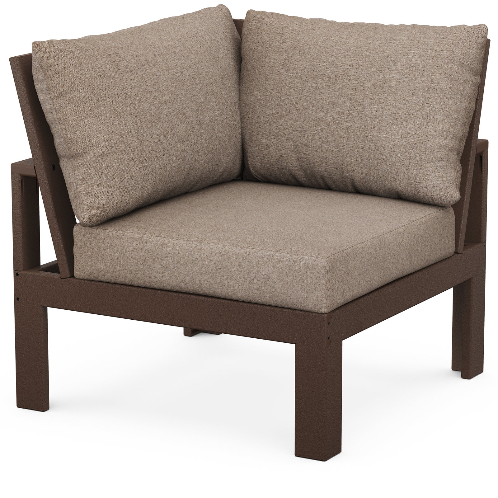 Edge Patio Lounge Chair, Spiced Brown Revolution®, Mahogany