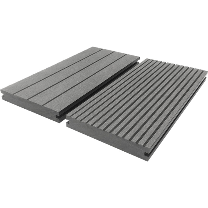 Planche de terrasse en composite 71,8 "x 5,43" en gris