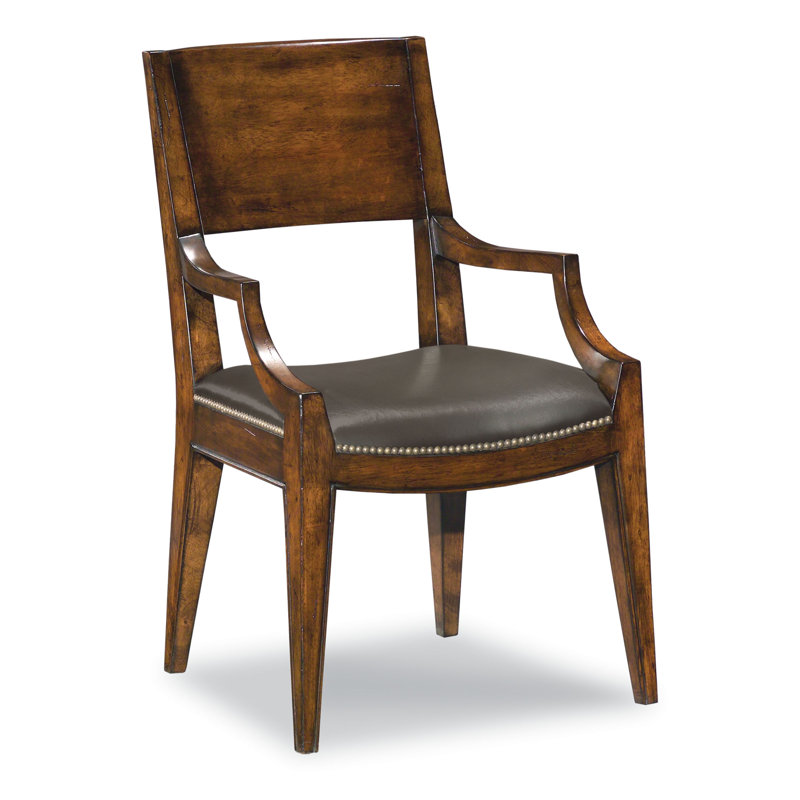 Bordeaux Leather Arm Chair