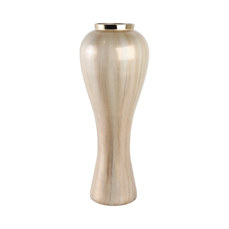 Sagebrook Home 21" Frances Small Oversized Floor Vase, 26" H x 10" W x 10" D