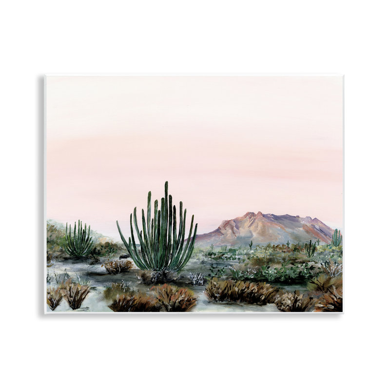 Plaque murale Tranquil Desert Atmosphere, design par Georgie Harrison